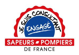 Logo prouvant que je suis sapeurs pompiers engagé de France
